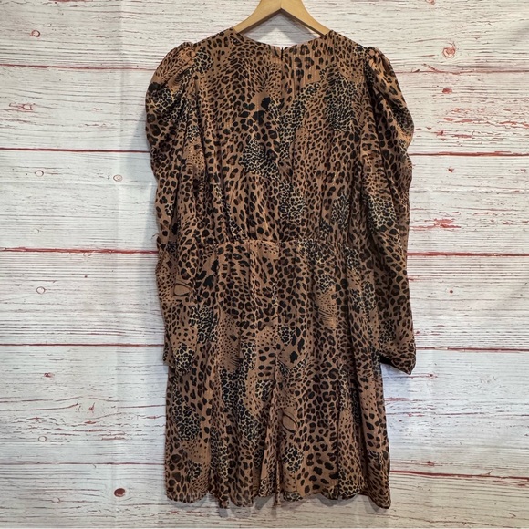 The Kooples Hide & Seek Lurex Leopard Dress Sz 4 - Picture 8 of 12